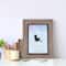 Simply Essentials™ 4" x 6" Brown with Black Edge Frame by Studio Décor®